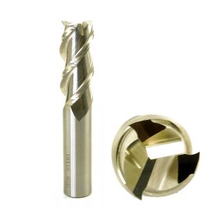 3 Flate HSS Square Endmill